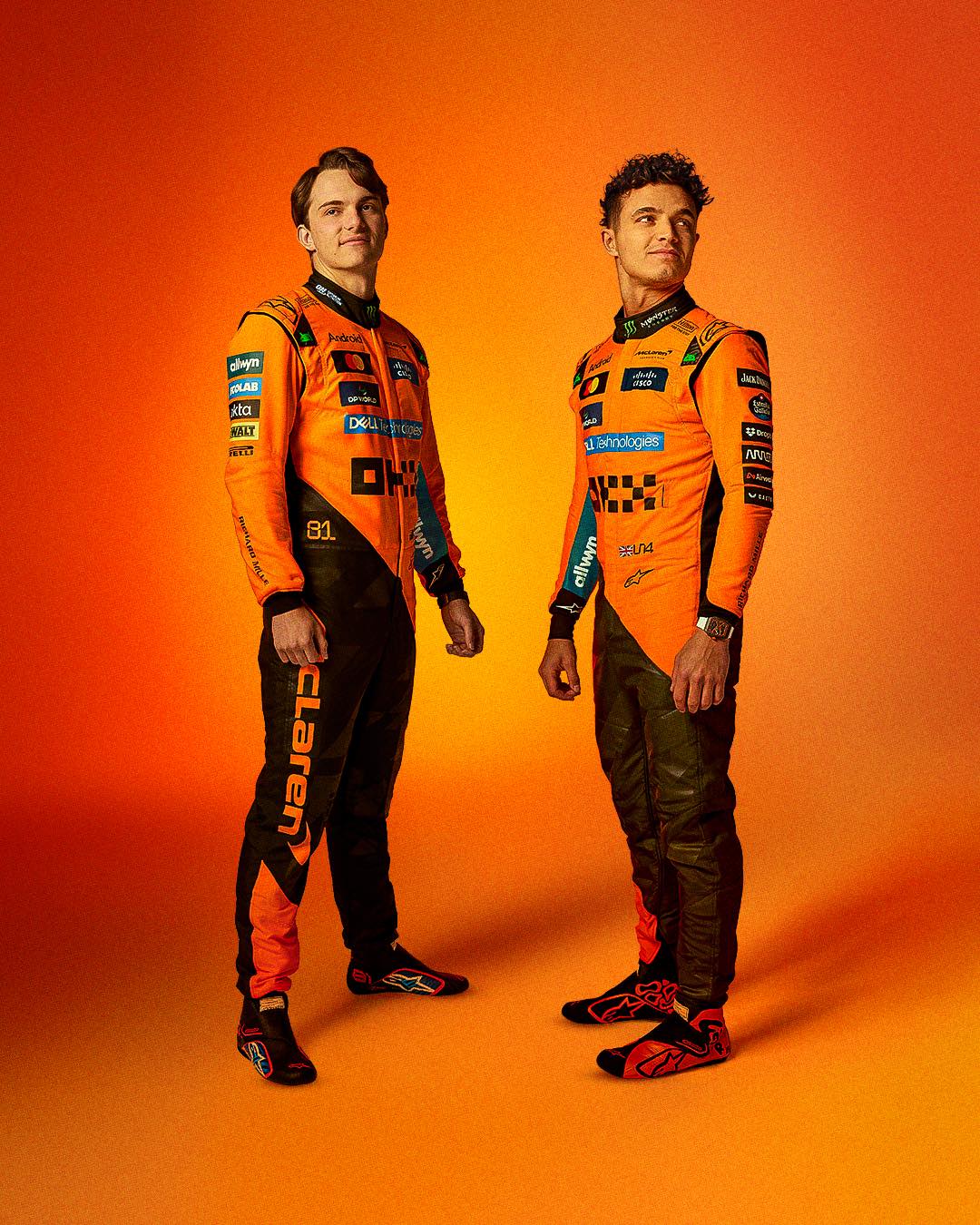 2025 MCLAREN LANDO NORRIS F1 RACE SUIT REPLICA