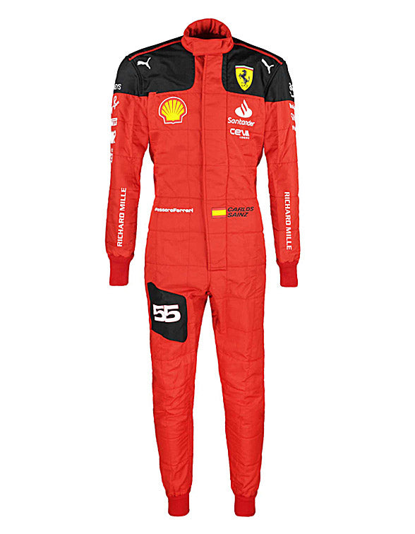 2023 Carlos Sainz Ferrari F1 Race Suit REPLICA