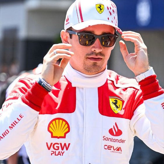 2023 Charles Leclerc Monaco GP Ferrari F1 Replica Race Suit