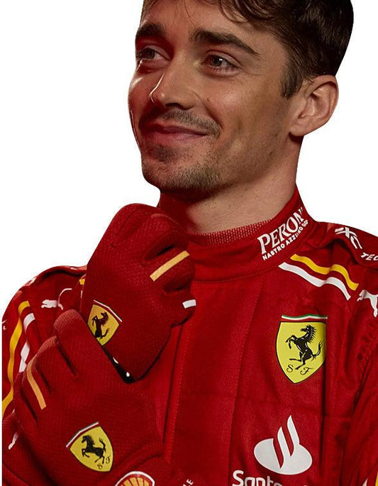 2024 charles leclerc ferrari f1 race suit replica - TopTrace Race Gear