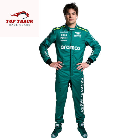 <img src="2025-lance-stroll-aston-martin-f1-race-suit.jpg" alt="2025 Lance Stroll Aston Martin F1 Team Race Suit - Authentic Replica">